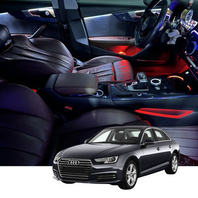 (PRENOTA) Ambient Light per Audi A4, A5 B9 (2017-2024), 256 Colori, APP