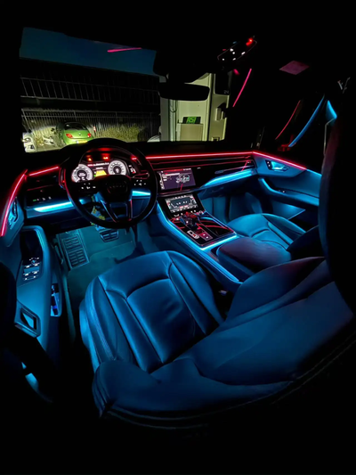 (PRENOTA) Ambient Light per Audi Q7 (2020-2025), 256 Colori, APP