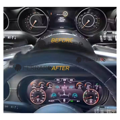 (PRENOTA) Virtual Cockpit 12.3" per Jeep Wrangler JL (2018-2023), HD Ultra, CarPlay e Android Auto