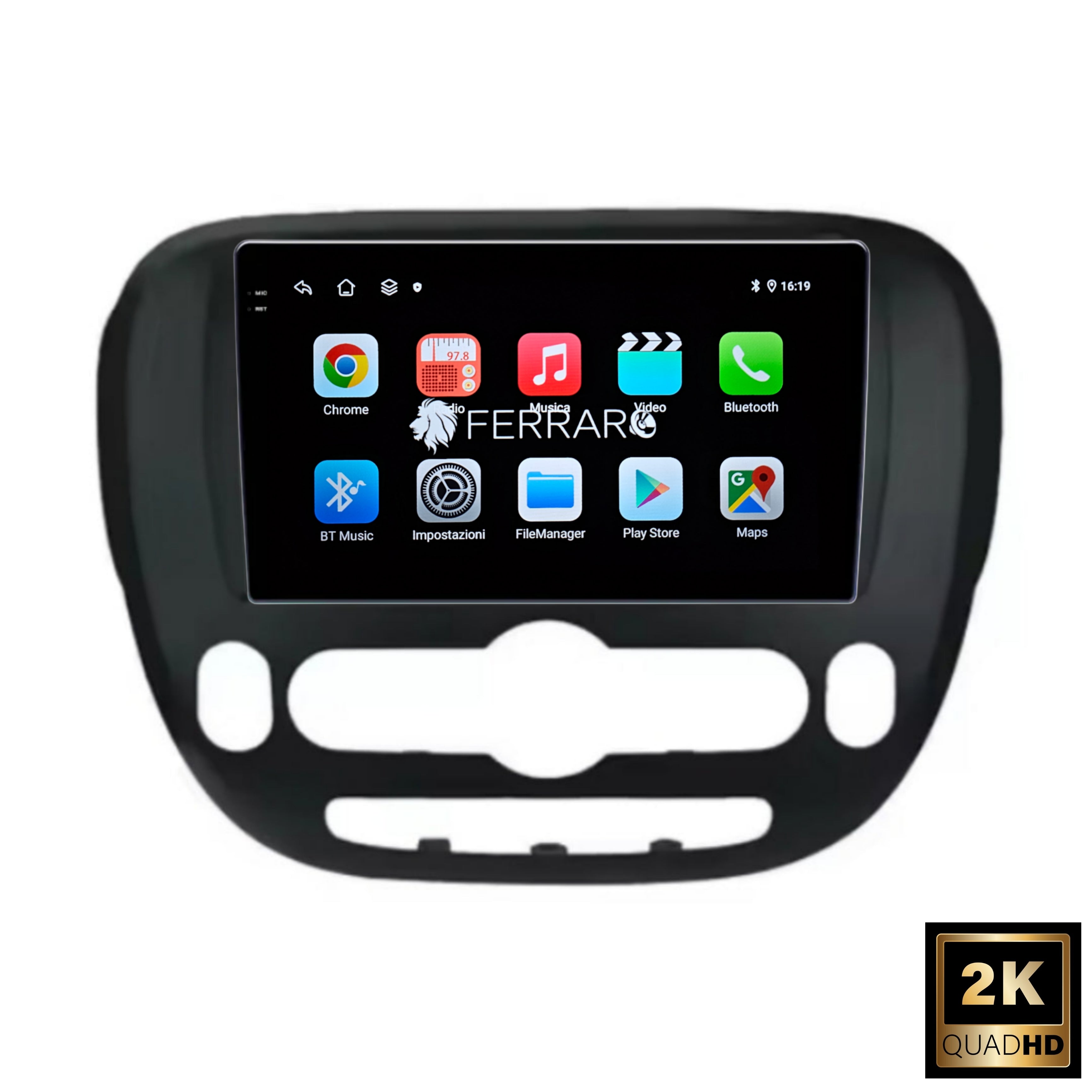 (PRENOTA) Autoradio per Kia Soul 2 PS 9" 2K (2014-2020) Android, Bluetooth, CarPlay, Android Auto, 12/256GB Ram