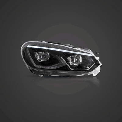 (PRENOTA) Fanali Anteriore Completo per Volkswagen Golf VI, MK6 (2008-2012) a LED