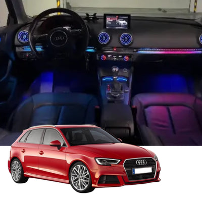 (PRENOTA) Ambient Light per Audi A3, S3, RS3 (2013-2020), 256 Colori, APP