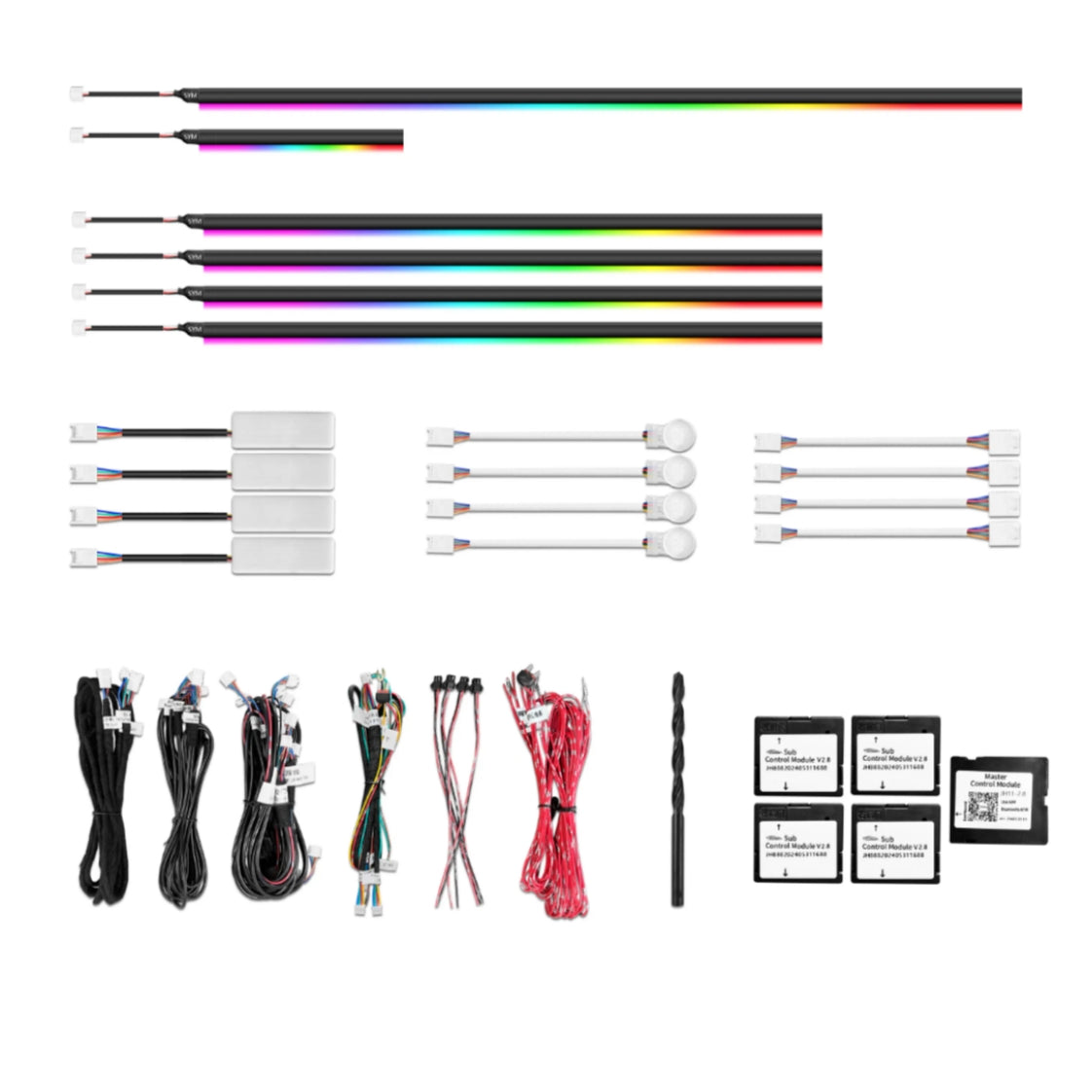 (PRENOTA) Ambient Light per BMW Serie 2, F22, F23, M240i (2013-2019), 256 Colori, APP
