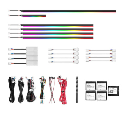 (PRENOTA) Ambient Light per BMW Serie 2, F22, F23, M240i (2013-2019), 256 Colori, APP
