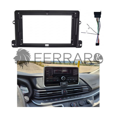 Kit Montaggio Autoradio 9"Pollici per Maxus Deliver 9, Mascherina, Cablaggio Autoradio Android