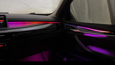 (PRENOTA) Ambient Light per BMW X5, X6 F15, F16, 256 Colori, APP