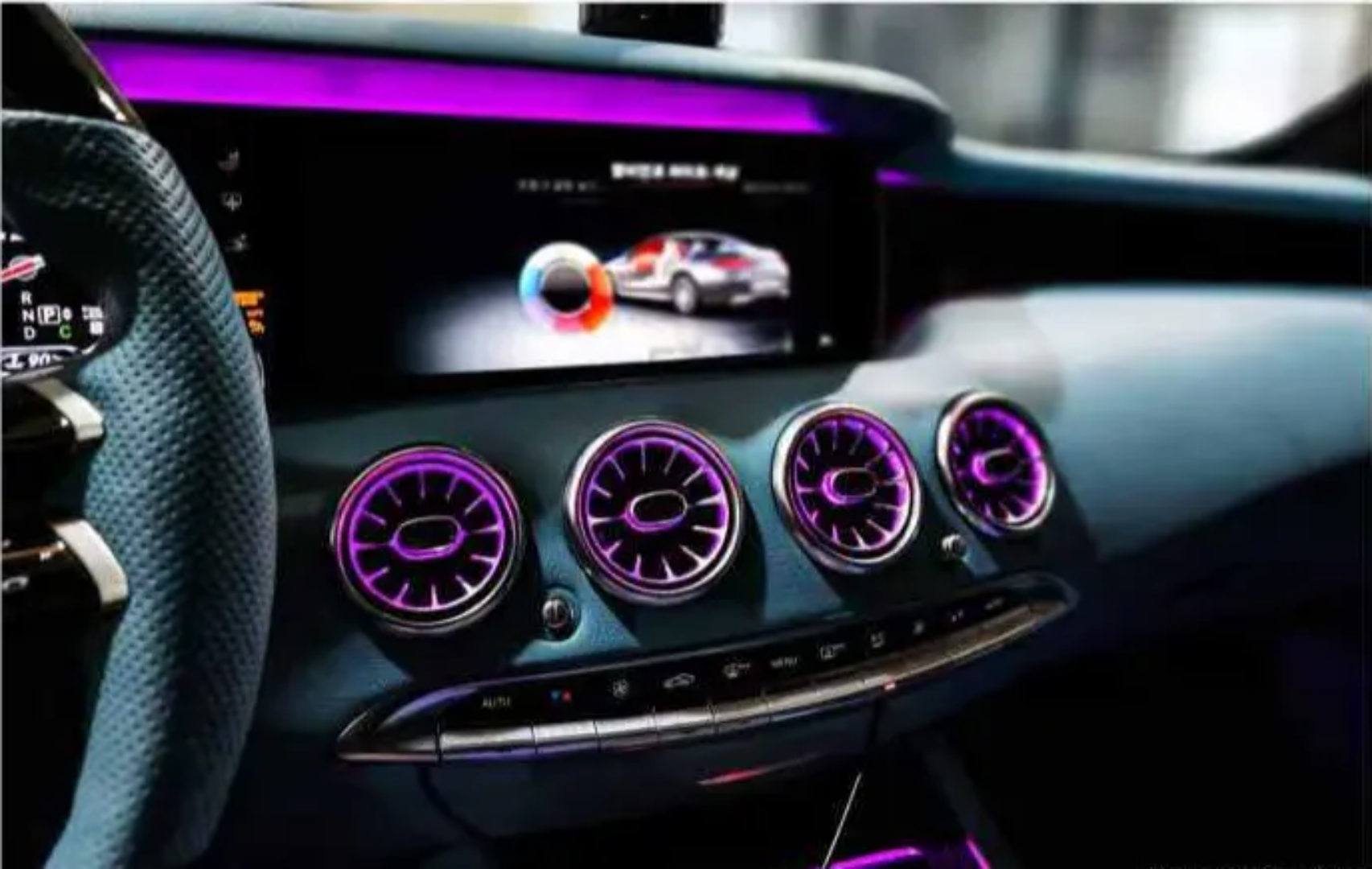 (PRENOTA) Ambient Light per Mercedes Classe S C217 (2014-2020), 256 Colori, APP