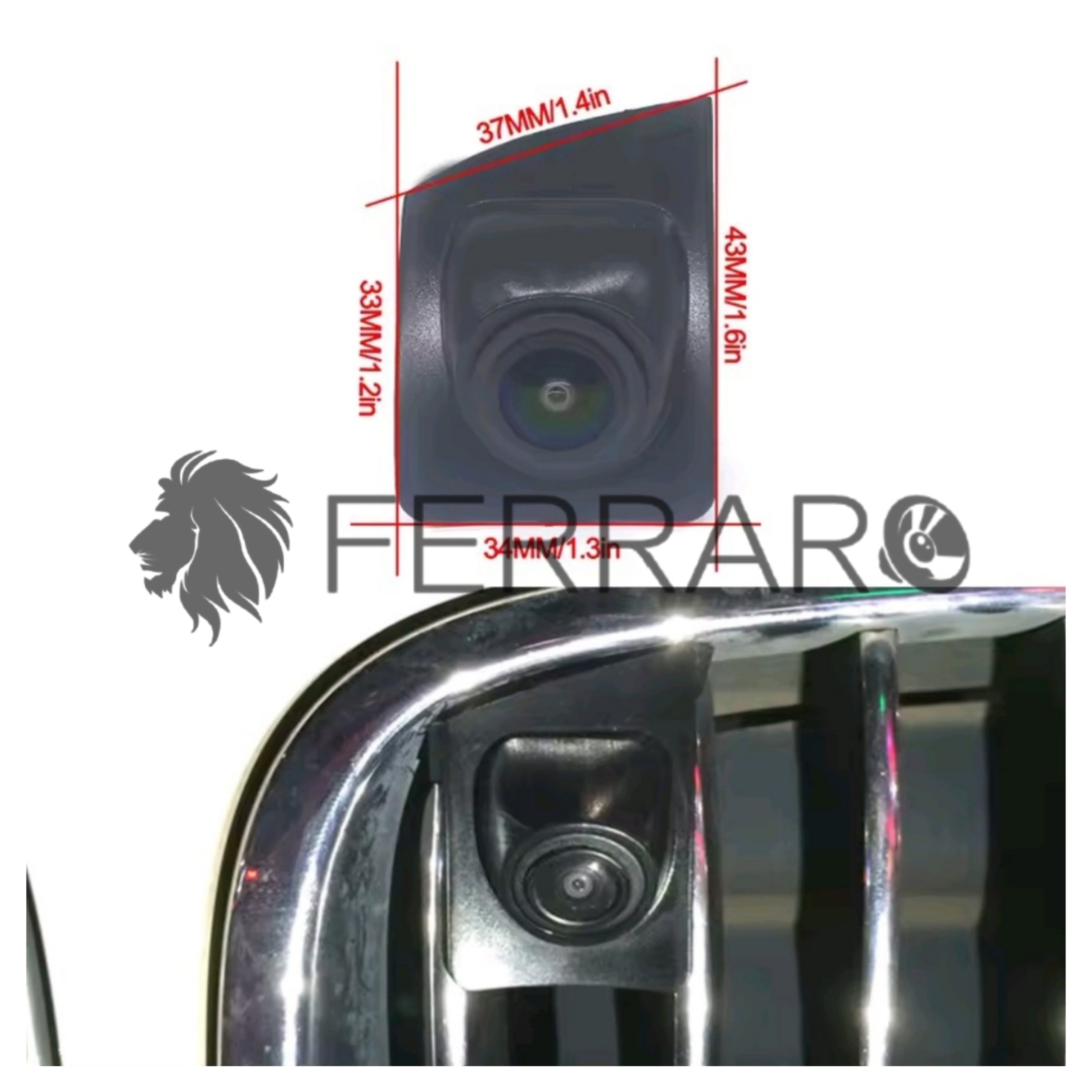 (PRENOTA) Telecamera Frontale per BMW Serie 5, F07, F10, F11, AHD, 1920x1080, 170° Gradi
