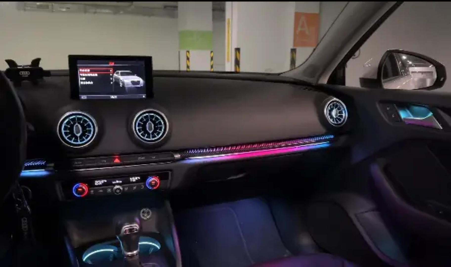 (PRENOTA) Ambient Light per Audi A3, S3, RS3 (2013-2020), 256 Colori, APP