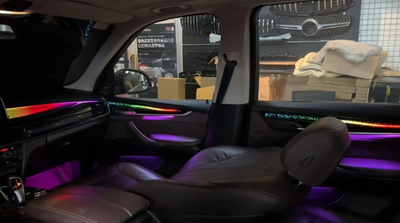 (PRENOTA) Ambient Light per BMW X5, X6 F15, F16, 256 Colori, APP