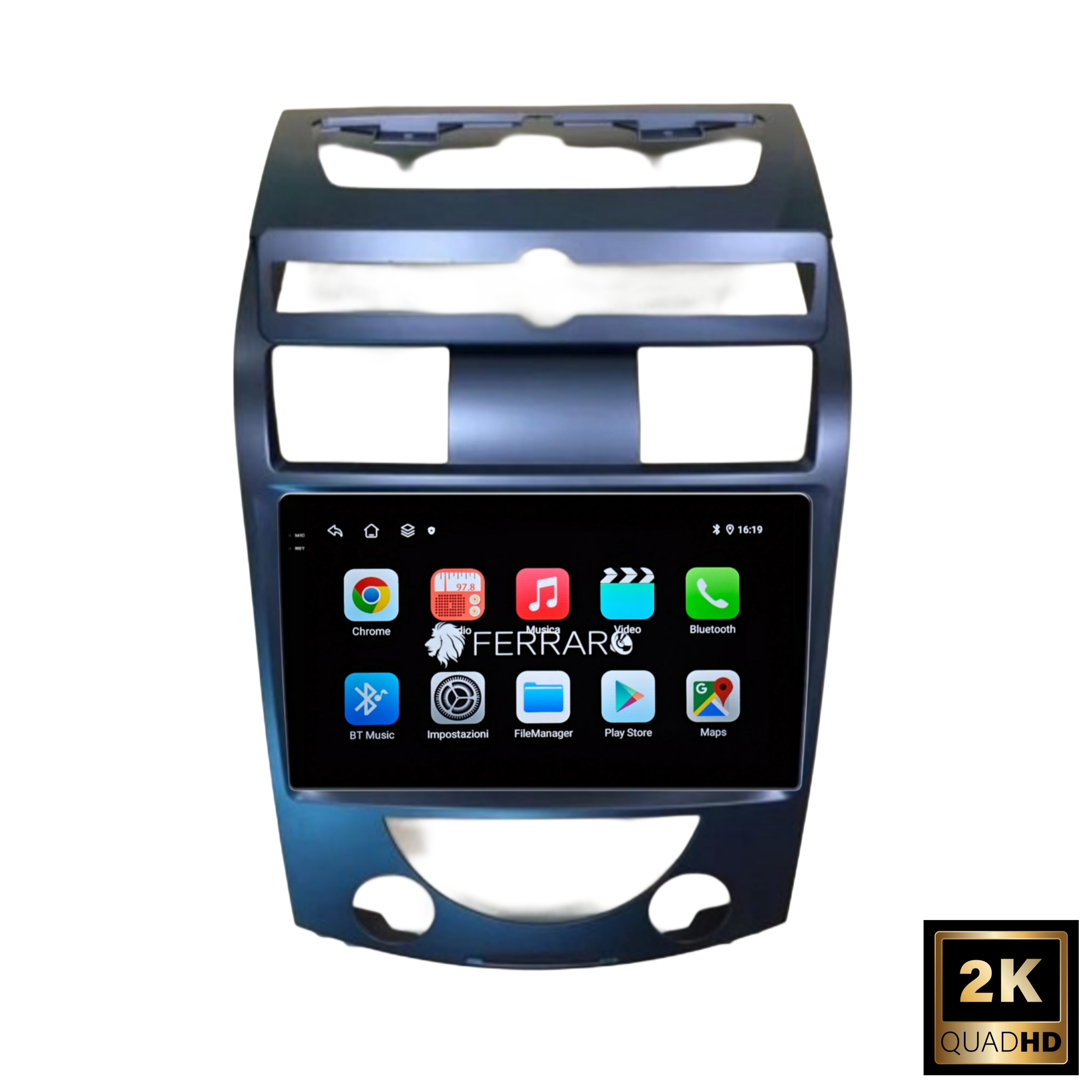 (PRENOTA) Autoradio per SsangYong RexTon 9" 2K (2006-2012) Android, Bluetooth, CarPlay, Android Auto, 12/256GB Ram