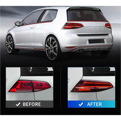(PRENOTA) Fanali Posteriore Completo per Volkswagen Golf VII, MK7 (2012-2021) a LED