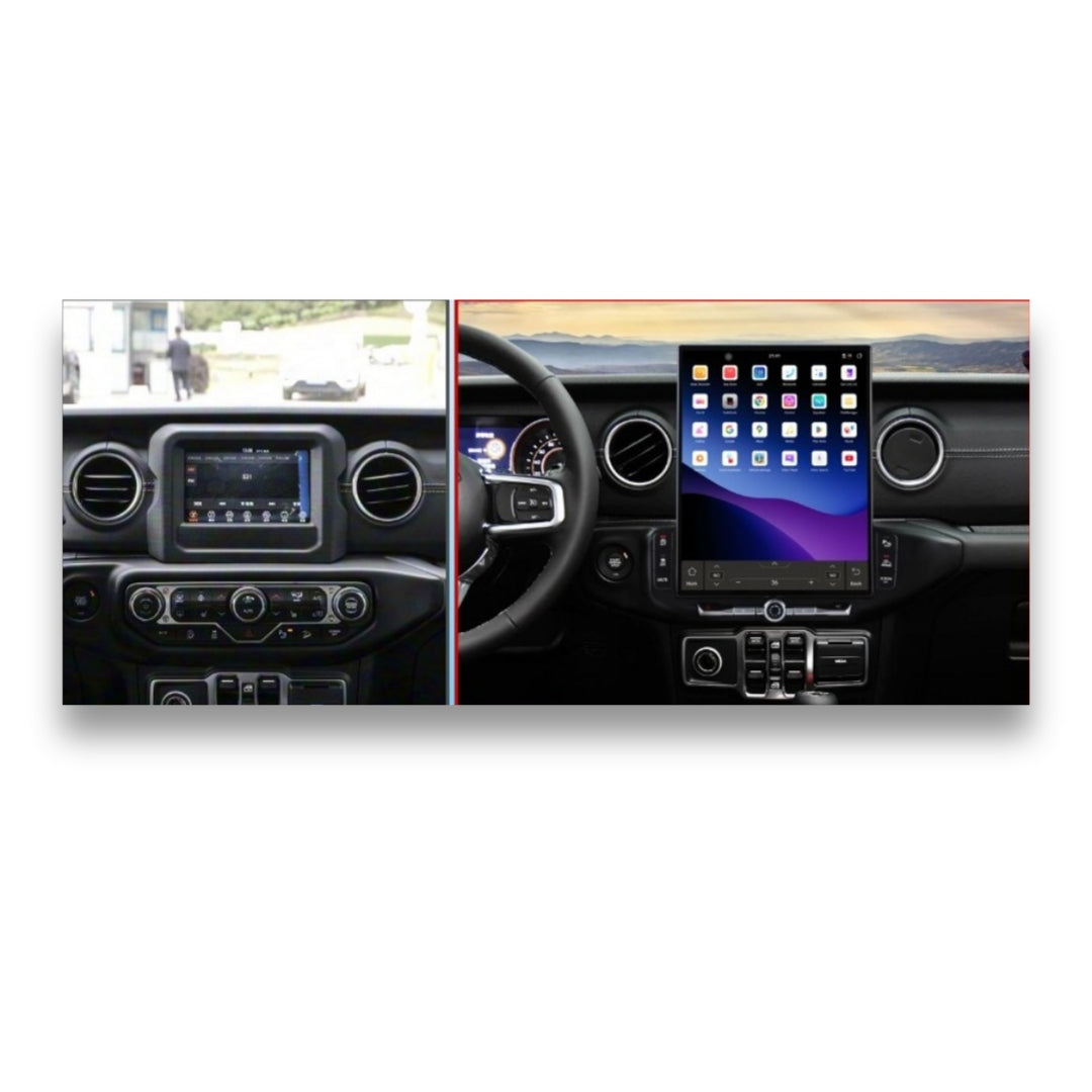 (PRENOTA) Autoradio per Jeep Wrangler 4 JL 16.2" 2K (2017-2025) Android, Bluetooth, CarPlay, Android Auto, 6/128GB RAM