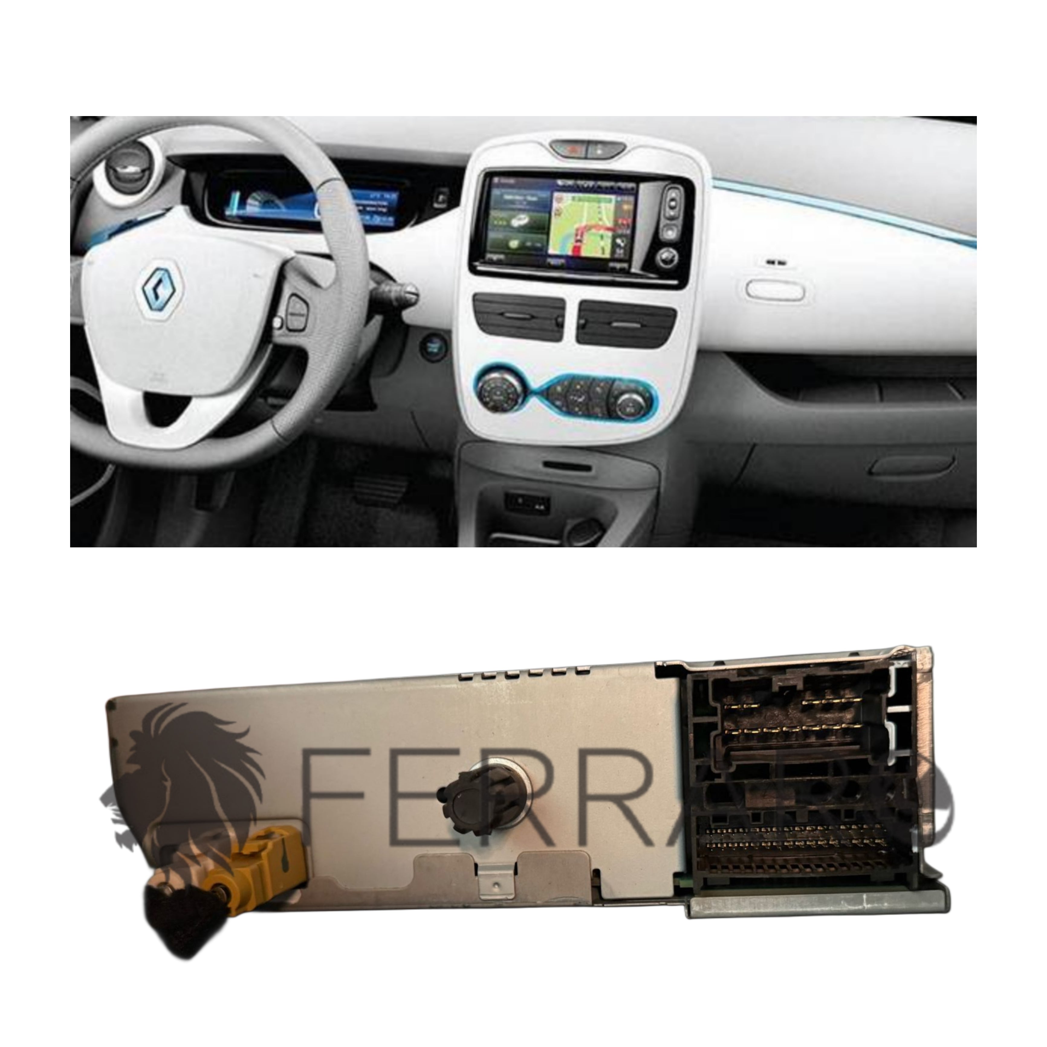 Autoradio per Renault Zoe 10.1 (2012-2019) Android, Bluetooth, CarPlay, Android Auto, 2GB/4GB/8GB Ram
