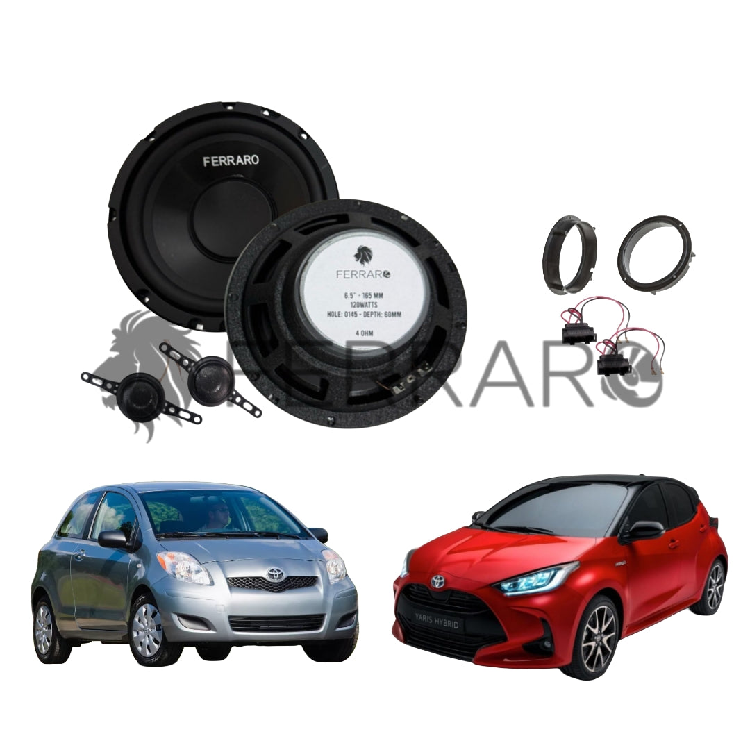 FerraroStore Kit 2 Altoparlanti, ASK-165.2, Anteriore, Toyota Yaris (2005-2023)