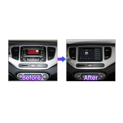 Autoradio per Kia Carens 9" 2K | 2013-2018 | Android | Bluetooth | CarPlay | Android Auto | 12/256GB Ram