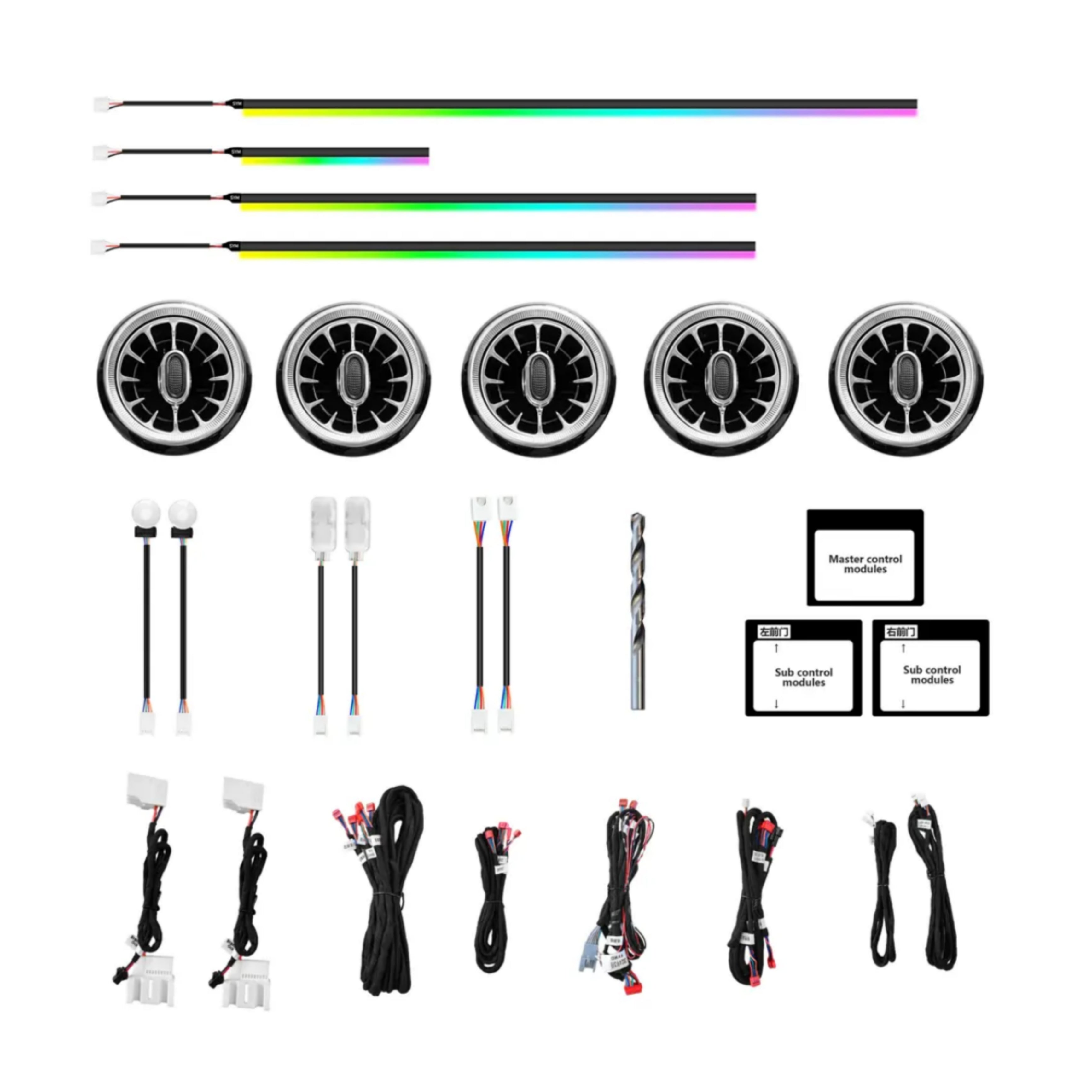 (PRENOTA) Ambient Light per Audi TT (2000-2024), 256 Colori, APP