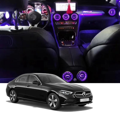 (PRENOTA) Ambient Light Areazione per Mercedes GLC X253, Classe C W205, 256 Colori, APP