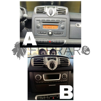 Autoradio per Smart 451 9" 2K (2002-2015) Android, Bluetooth,  CarPlay, Android Auto, 12/256GB Ram
