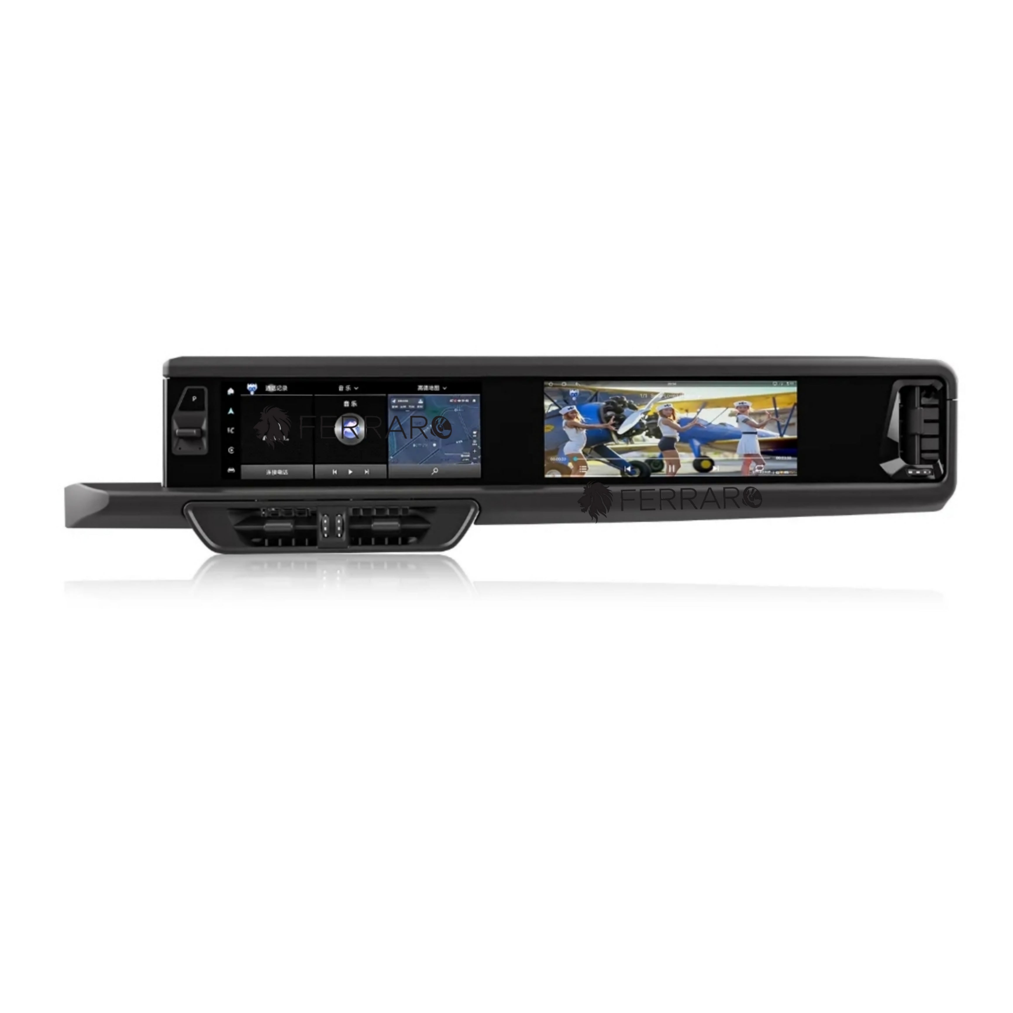 (PRENOTA) Autoradio per Porsche Cayenne 12.3" + 12.3" (2010-2017) Android, Bluetooth, CarPlay, Android Auto, 6/128GB Ram