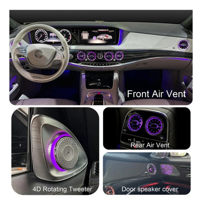 (PRENOTA) Ambient Light Tweeter per Mercedes Benz Classe S W222, 256 Colori, APP