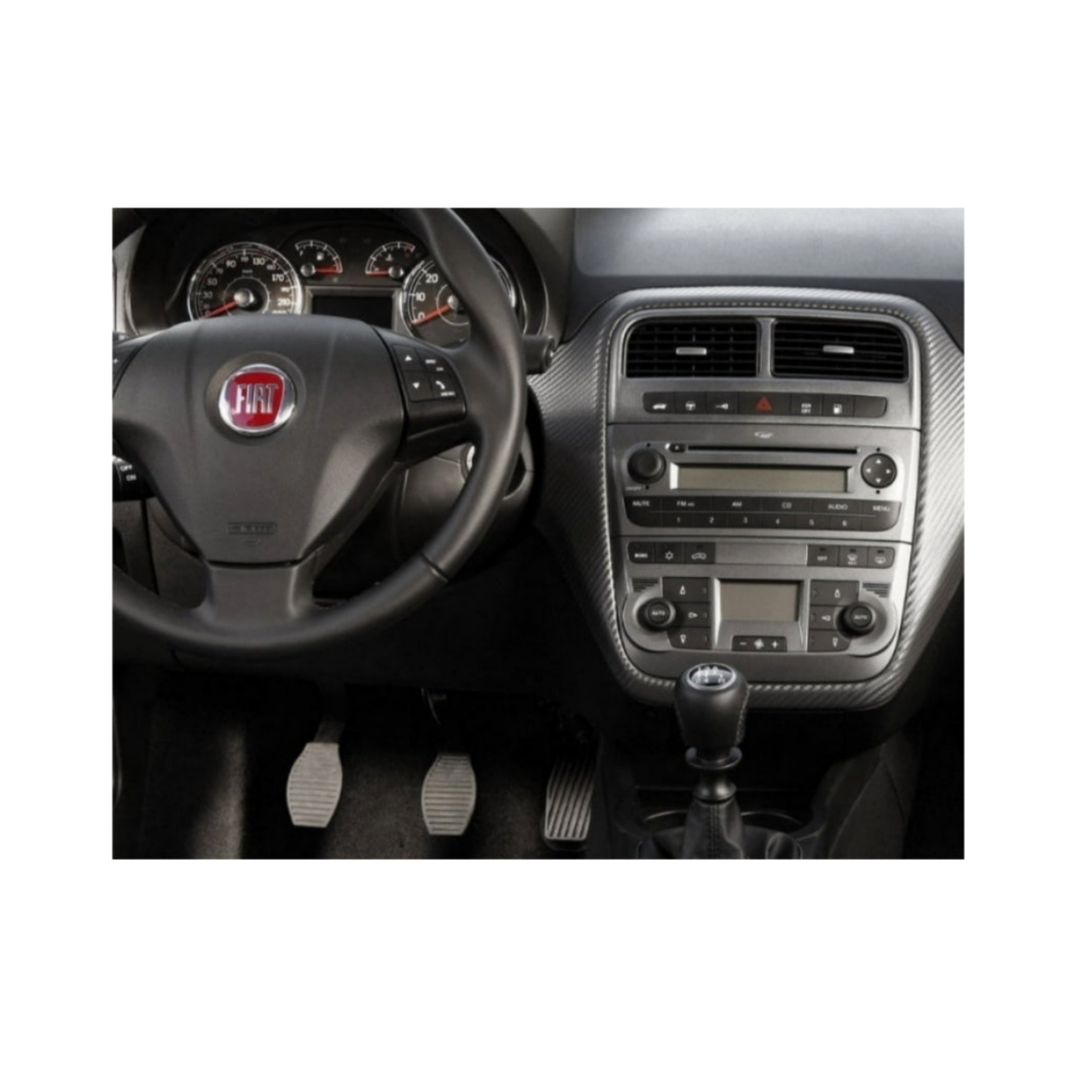 Kit Montaggio Autoradio 9"Pollici Fiat Grande Punto, Mascherina, Cablaggio, Autoradio Android