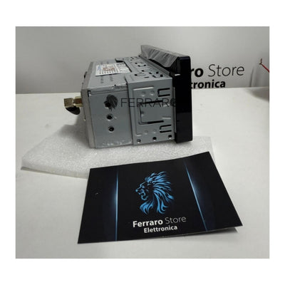 Autoradio Universale Fisso, 1Din 6.86"Pollici, Bluetooth, Radio, USB, Navigatore, CarPlay e Android Auto