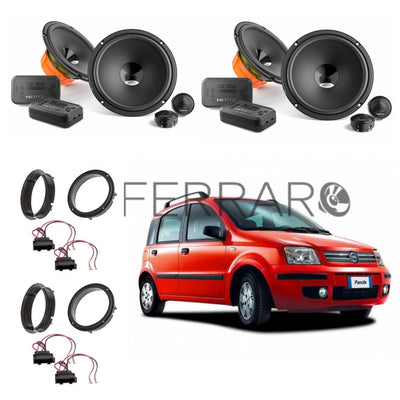 Hertz Kit 8 Casse, DSK 165.3, Ant/Post, Fiat Panda 169 (2003-2013)