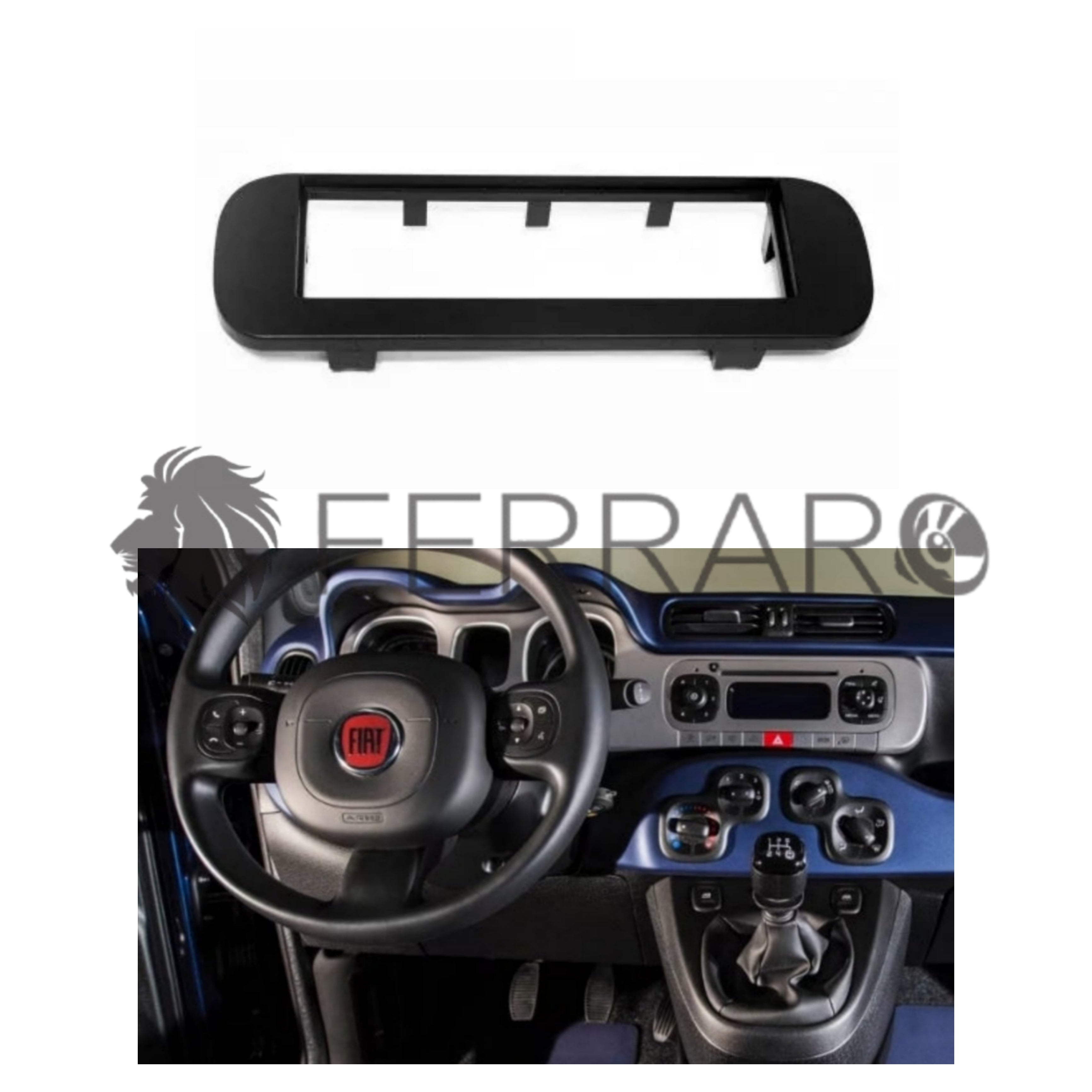 Mascherina 1DIN per Fiat Panda 3a Serie (2011+)