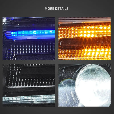 (PRENOTA) Fanali Anteriore Completo per Jeep Grand Cherokee WK2 (2014-2021) a LED
