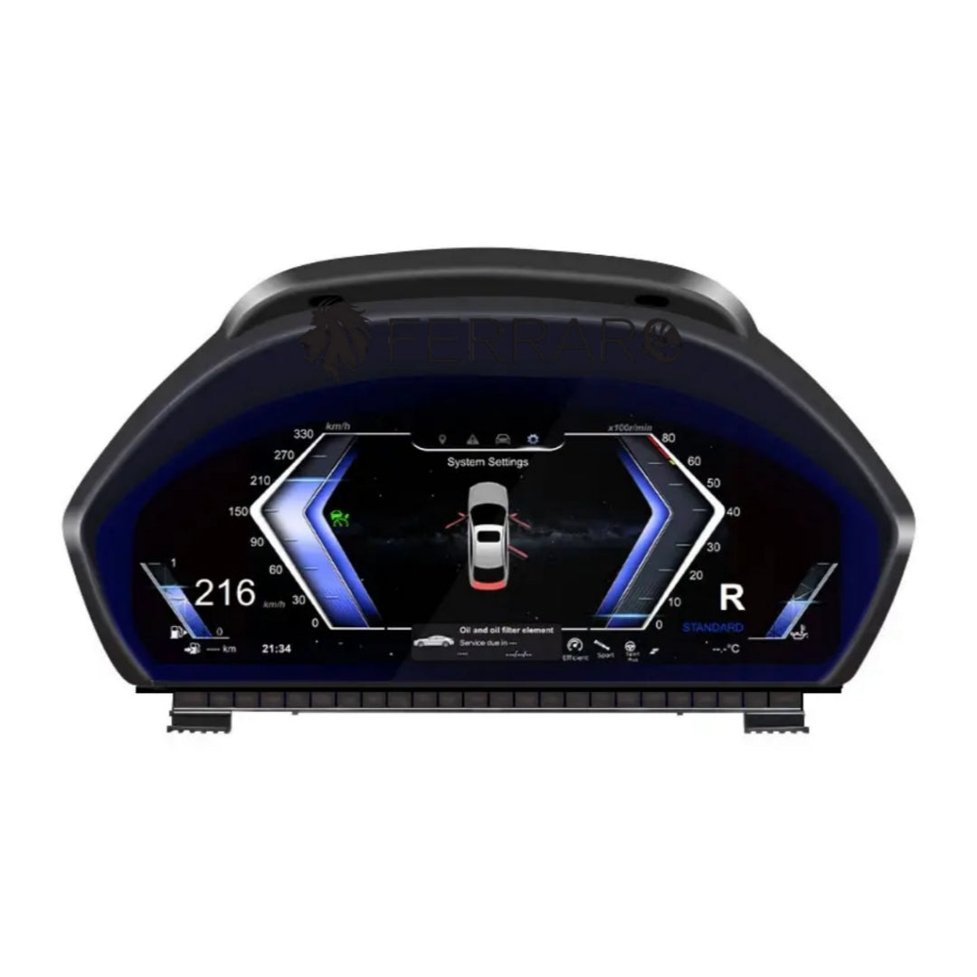 (PRENOTA) Virtual Cockpit 12.3" per BMW Serie 3, F30, F31, F34, F35, F33, F36 (2013-2017), HD Ultra, CarPlay e Android Auto