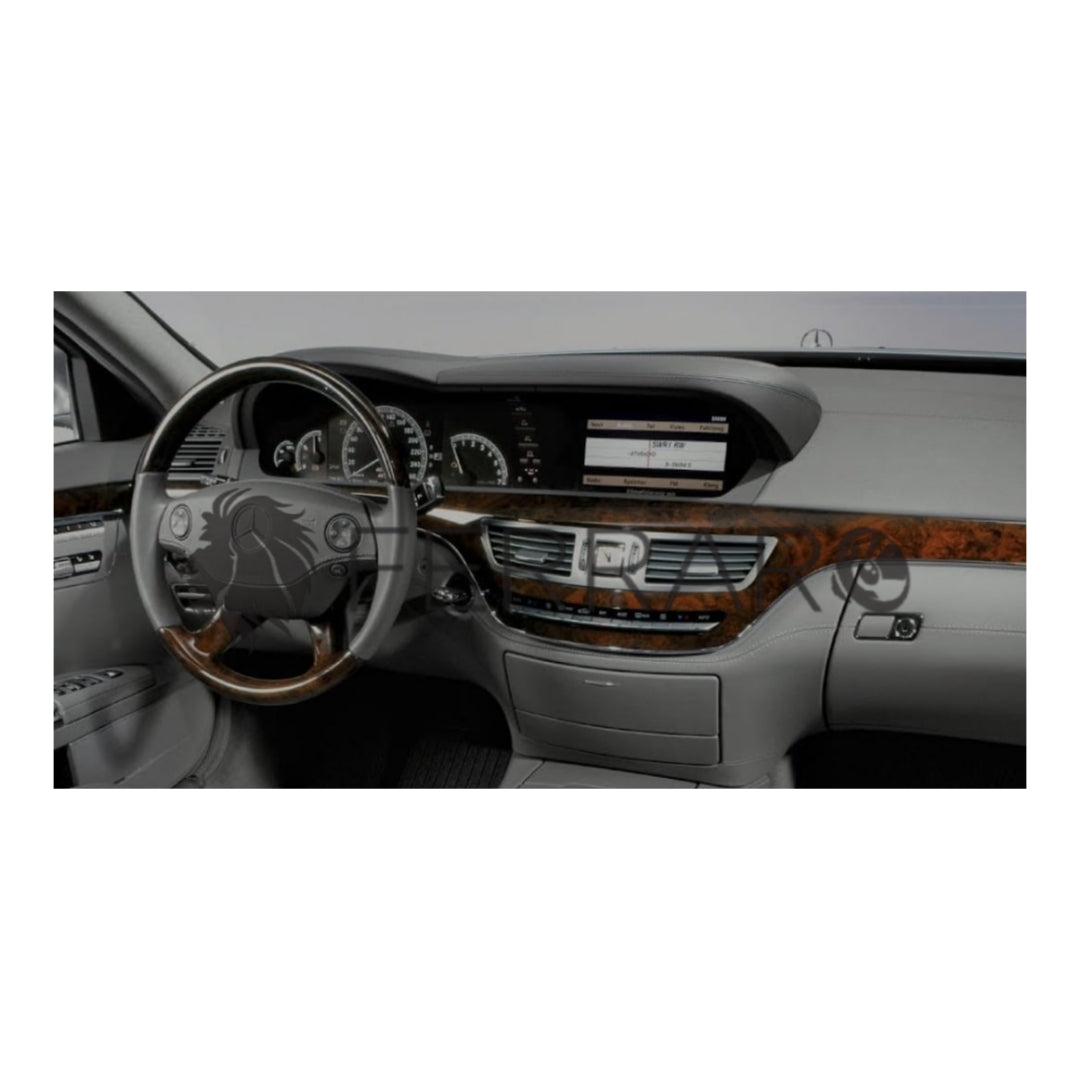 (PRENOTA) Autoradio per Mercedes Classe S W221, S320, 12.3" + 12.3" (2005-2013) Android, Bluetooth, CarPlay, Android Auto, 8/128GB Ram