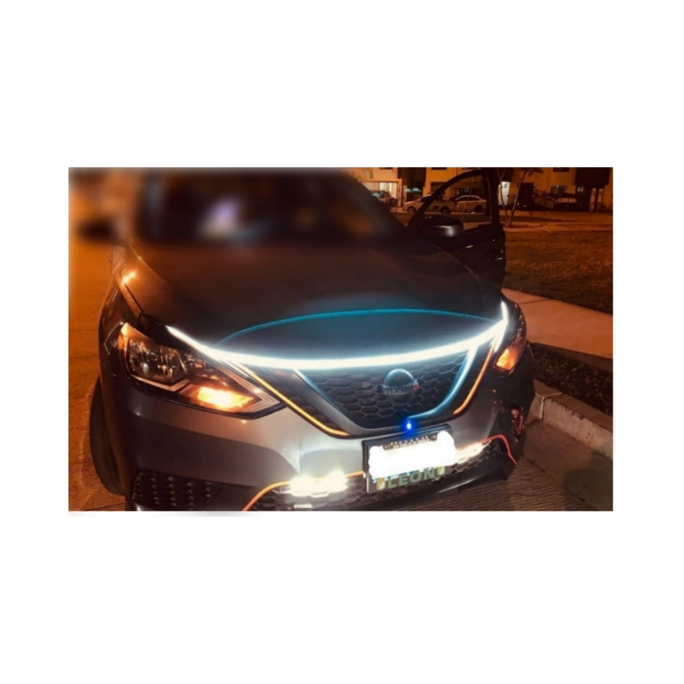 Led Car Bonnet Lights - Led with sequential scanning, Headlight strip, Universal, Automatic Atmosphere, 12V