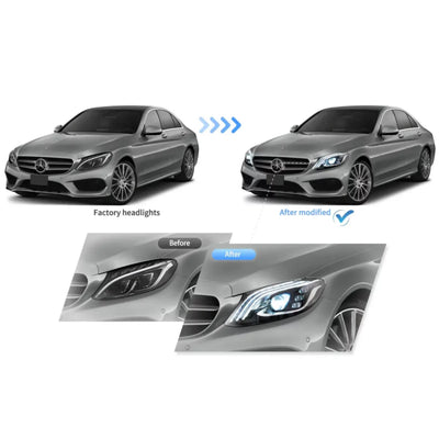(PRENOTA) Fanali Anteriore Completo per Mercedes Classe C W205 (2015-2021) a LED