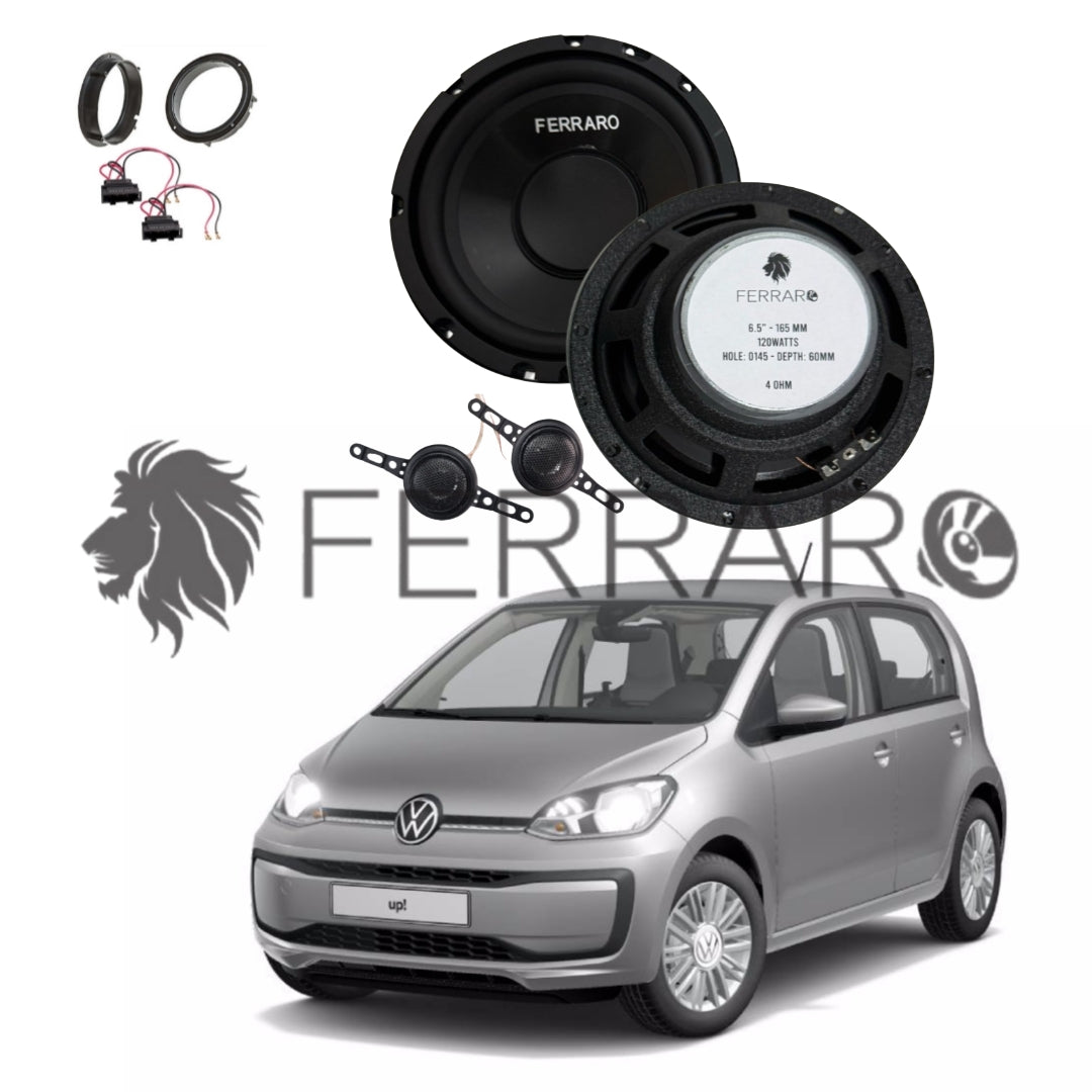 FerraroStore Kit 2 Altoparlanti, ASK-165.2, Ant o Post, Volkswagen UP