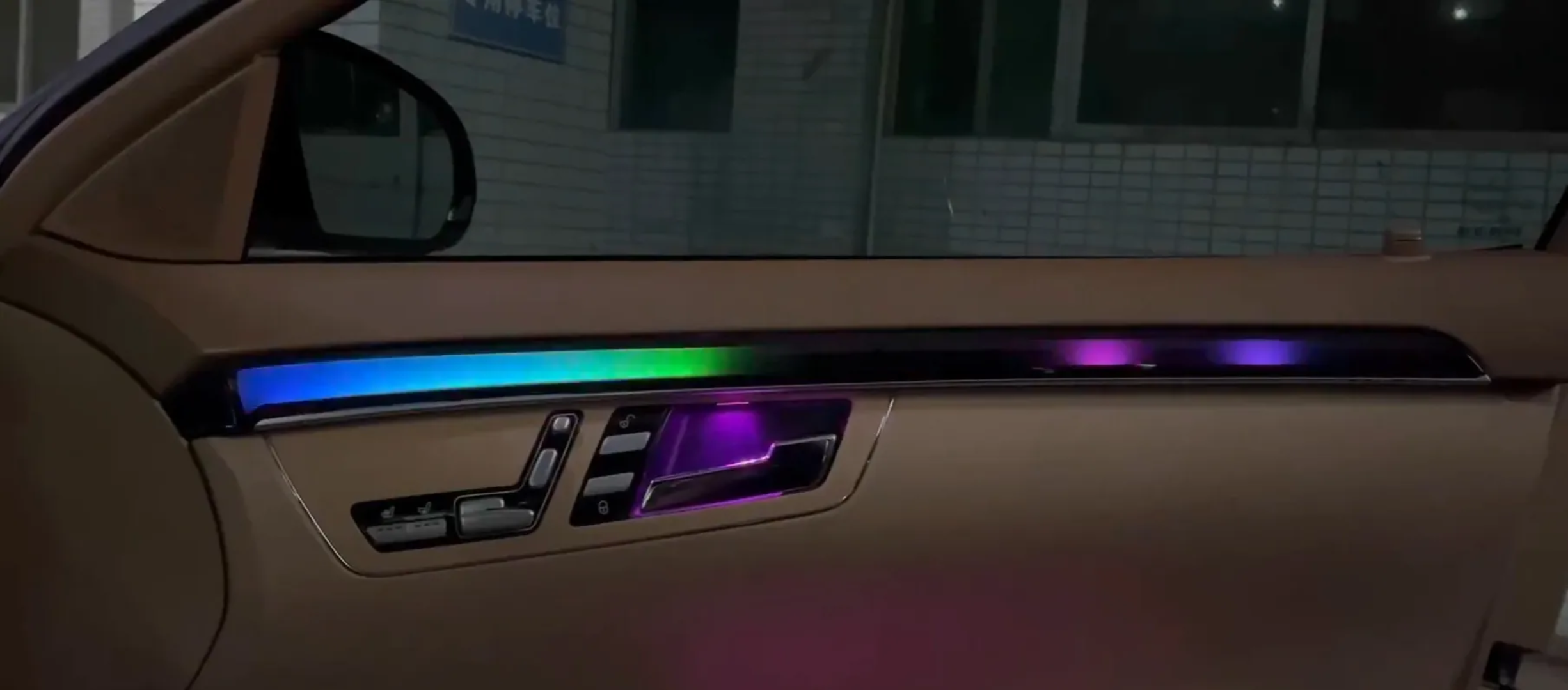 (PRENOTA) Ambient Light per Mercedes Classe S W221 (2005-2013), 256 Colori , APP