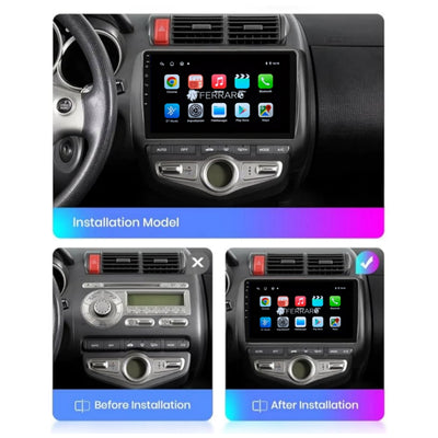 Autoradio per Honda Fit Jazz 9" | 2001-2008 | Android | Bluetooth | CarPlay | Android Auto | 2GB/4GB/6GB/8GB Ram