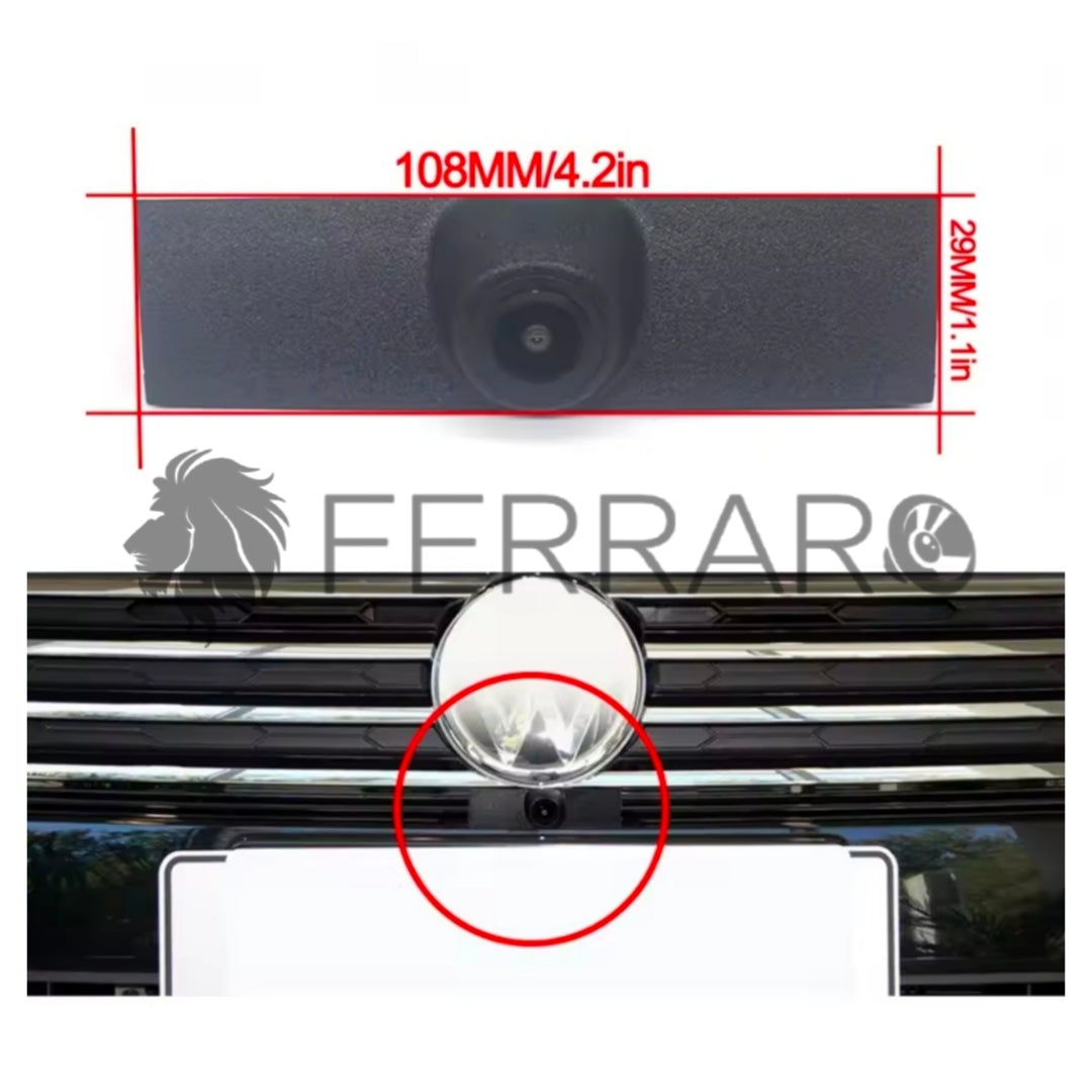 (PRENOTA) Telecamera Frontale per Volkswagen Touareg 7P (2012-2018), AHD, 1920x1080, 170° Gradi