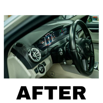 (PRENOTA) Autoradio e Virtual Cockpit per Mercedea Classe C W204 (2011-2014) 23.5" Android, Bluetooth, CarPlay, Android Auto, 8/128GB Ram
