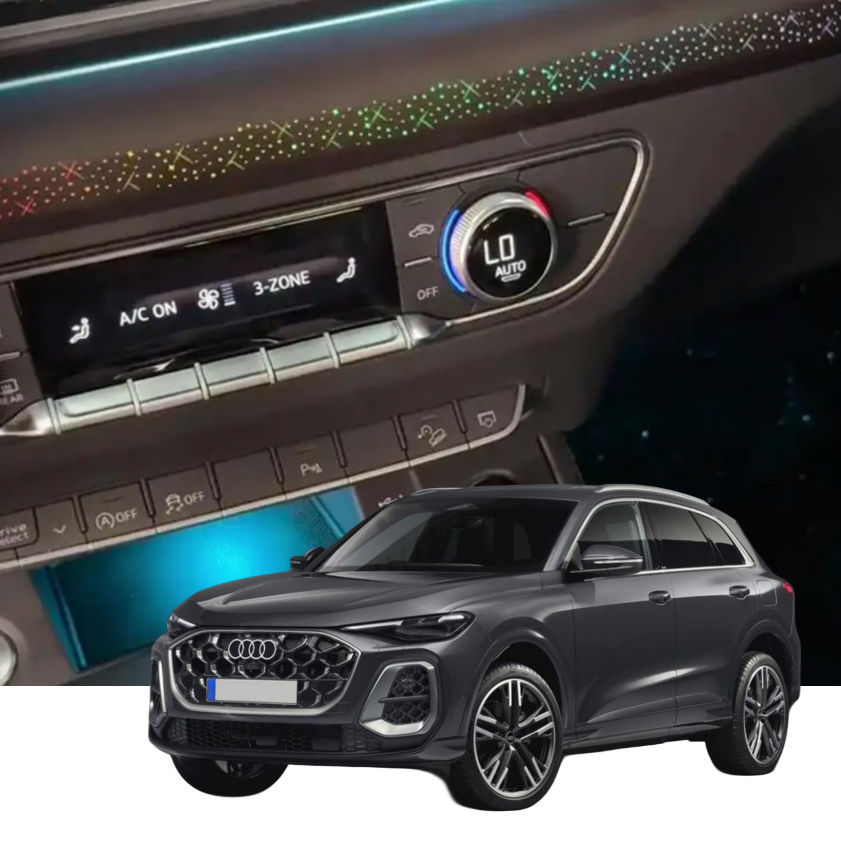 (PRENOTA) Ambient Light per Audi Q5 (2018-2025), 256 Colori, APP