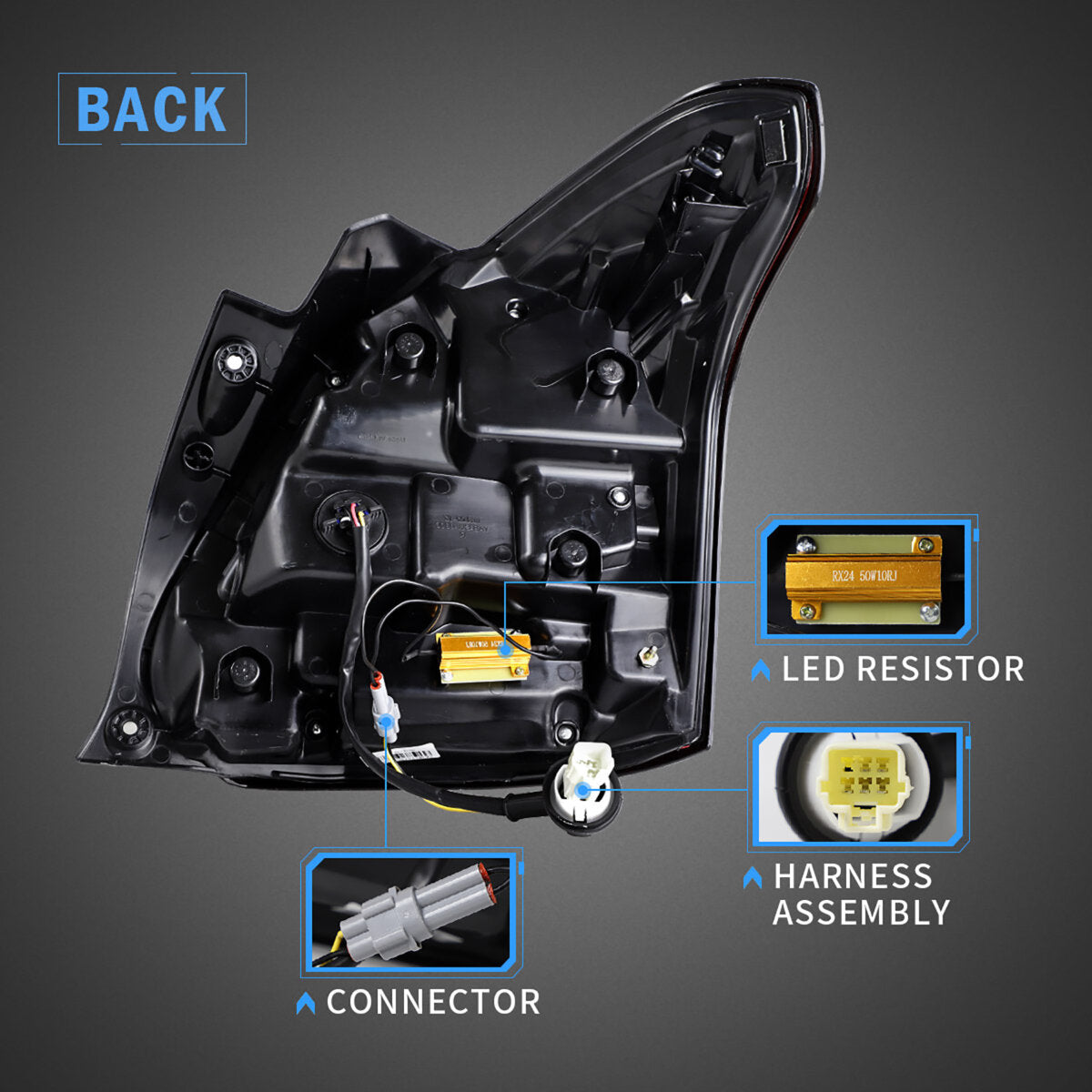 (PRENOTA) Fanali Posteriore Completo per Suzuki Swift (2017-2022) a LED