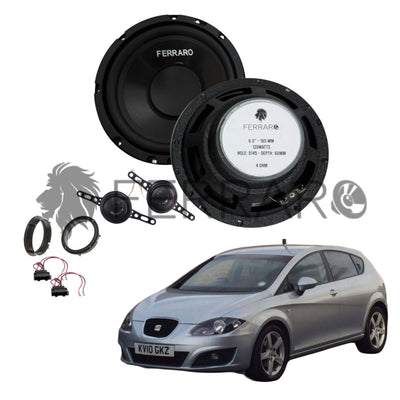 FerraroStore Kit 2 Altoparlanti, ASK-165.2, Ant o Post, Seat Leon MK2 (2005-2012)