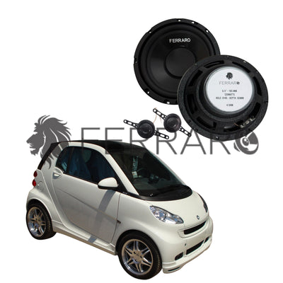 FerraroStore Kit 2 Altoparlanti, ASK-165.2, Anteriori, Smart ForTwo 451