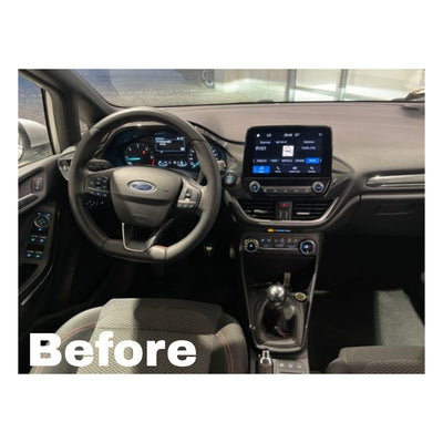 Autoradio per Ford Fiesta 9" 2K (2017-2023) Android, Bluetooth, CarPlay, Android Auto, 12/256GB Ram