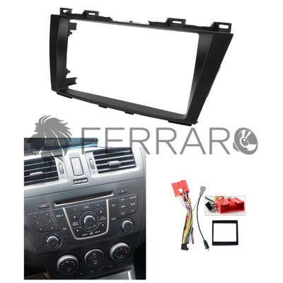 (PRENOTA) Kit Montaggio Autoradio 9"Pollici Mazda 5 (2010-2015) Mascherina, Cablaggio Autoradio Android