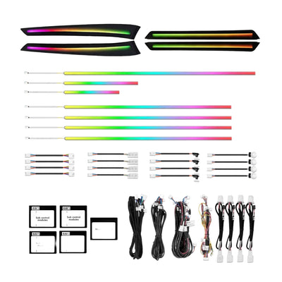 (PRENOTA) Ambient Light per Mercedes Classe E W212 (2009-2016), 256 Colori, APP