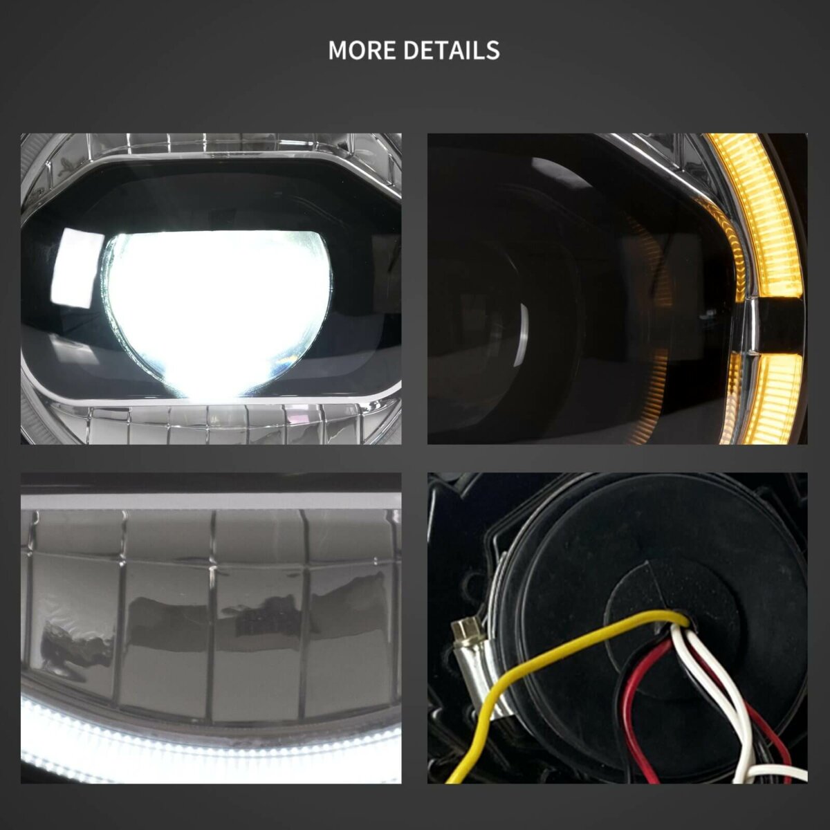 (PRENOTA) Fanali Anteriore Completo per Jeep Wrangler JK 3ª Serie (2007-2018) a LED