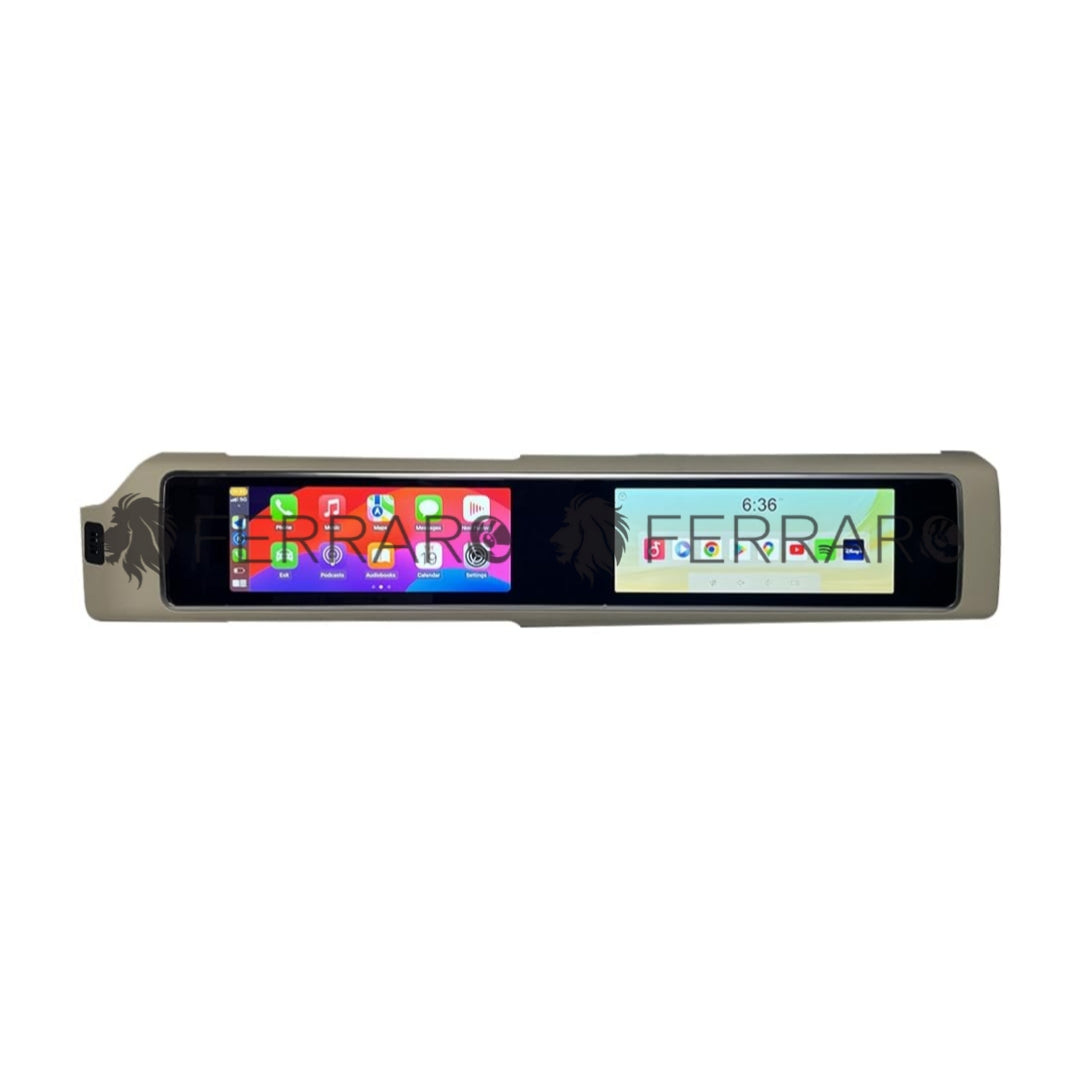 (PRENOTA) Autoradio per Land Rover Range Rover L494, L405 12.3" + 12.3" Android, Bluetooth, CarPlay, Android Auto, 8/128GB Ram