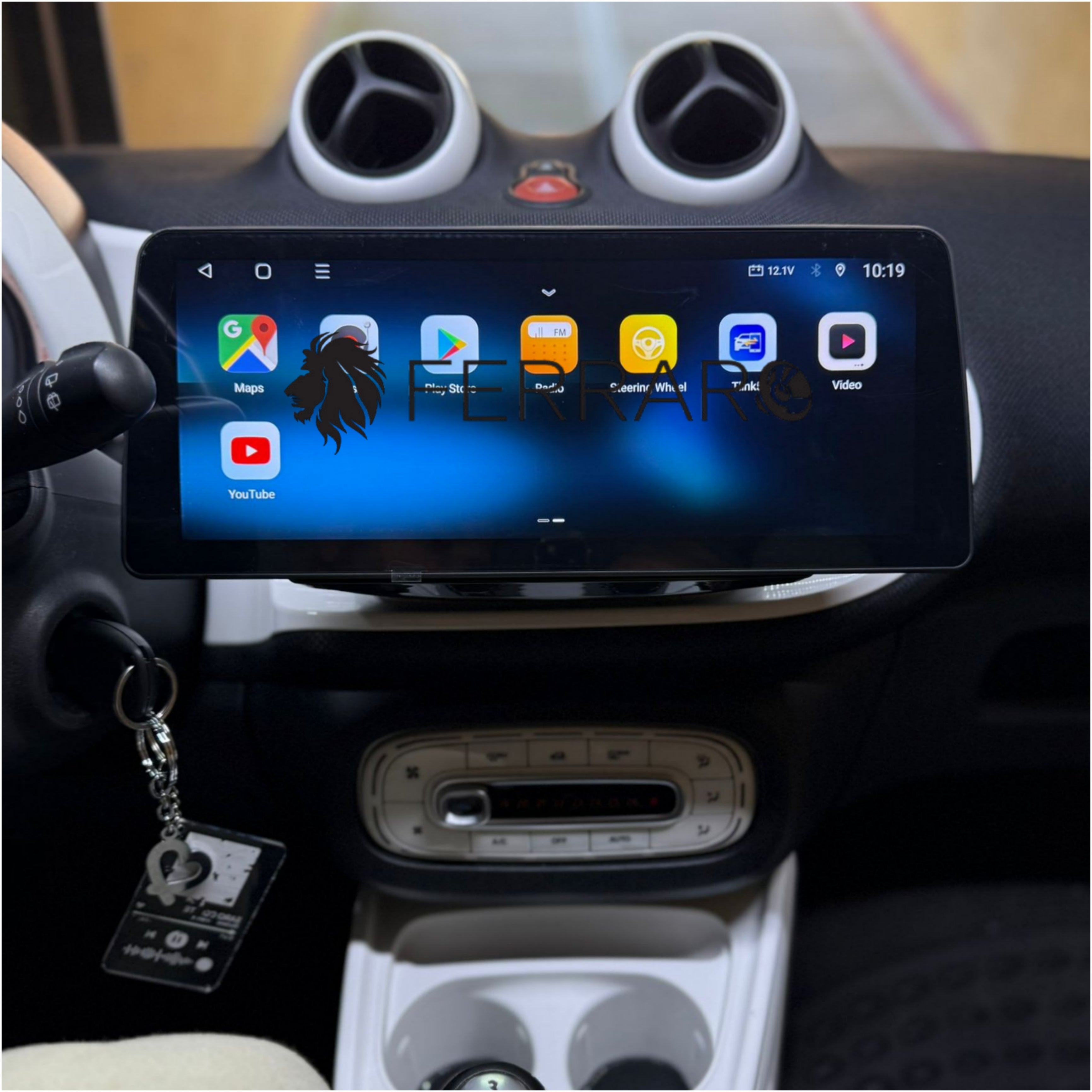 Autoradio per Smart 453 12.3" | 2014-2020 | Android | Bluetooth | CarPlay | Android Auto | 4/64GB Ram