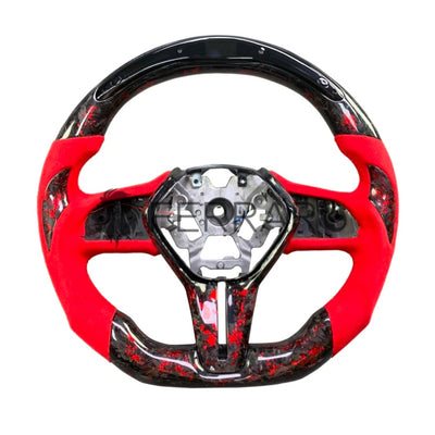 (PRENOTA) Volante Sportivo per Infiniti Q50L, QX50, QX60, QX55, Q50, Q60, Carbonio, Customizzato in Pelle